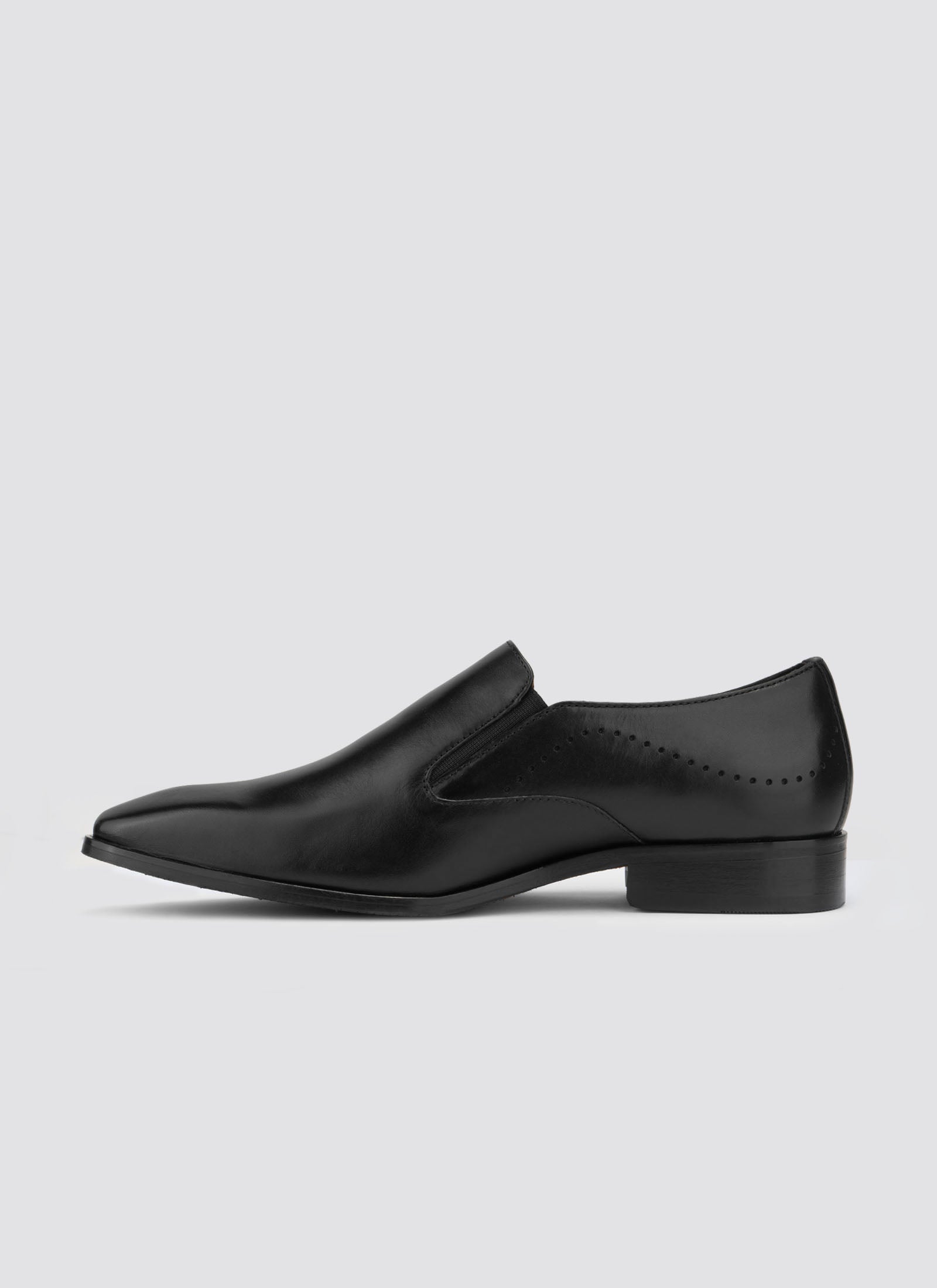 Italian Leather Slip-On Loafers