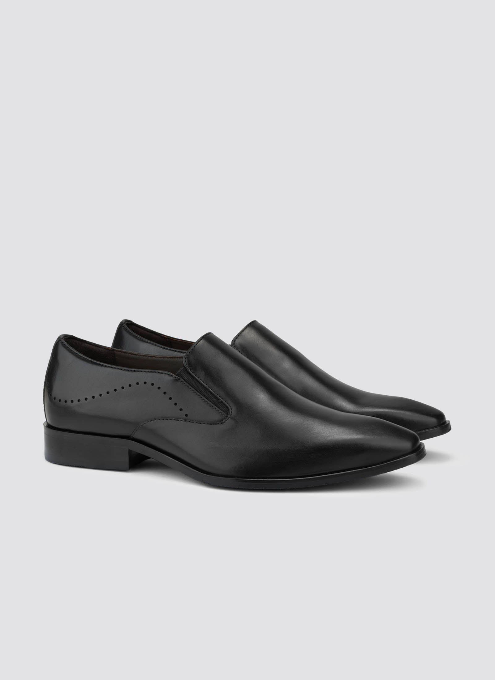 Italian Leather Slip-On Loafers