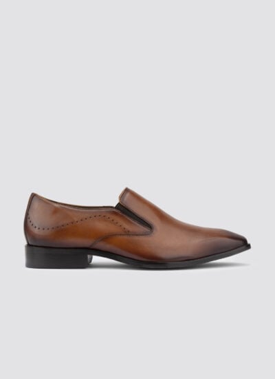 Italian Leather Slip-On Loafers