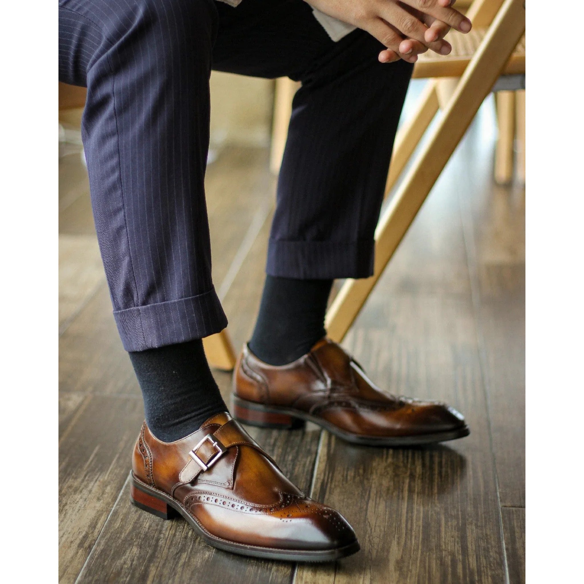 Delmora Milano Royale – Luxury Monk Strap Shoes