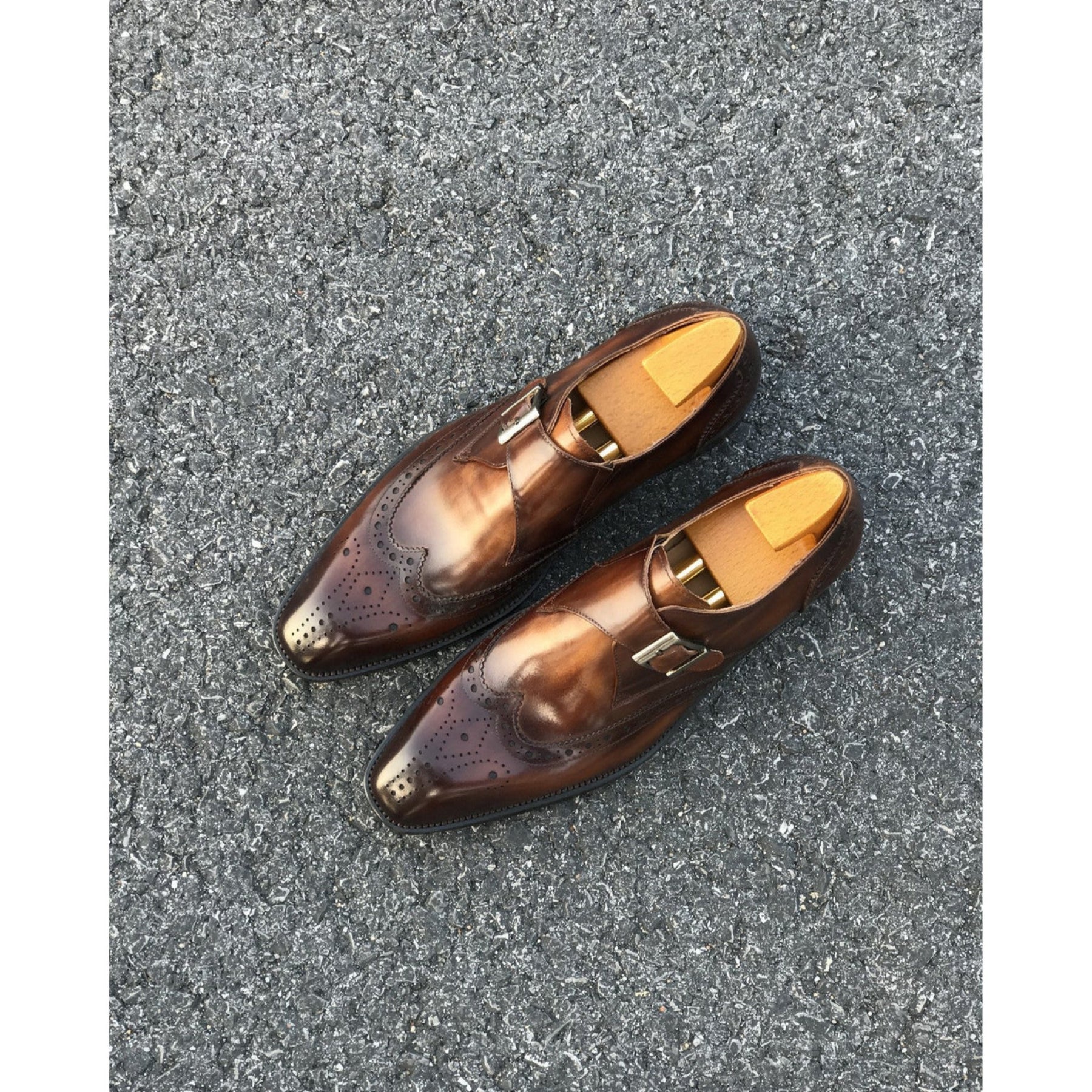 Delmora Milano Royale – Luxury Monk Strap Shoes